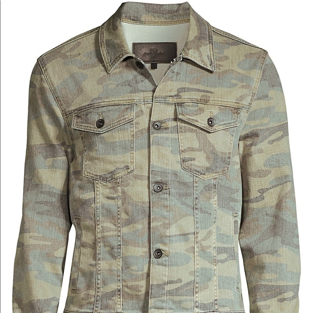🚨SOLD 7 For All Mankind Camo Jacket, Men’s Medium